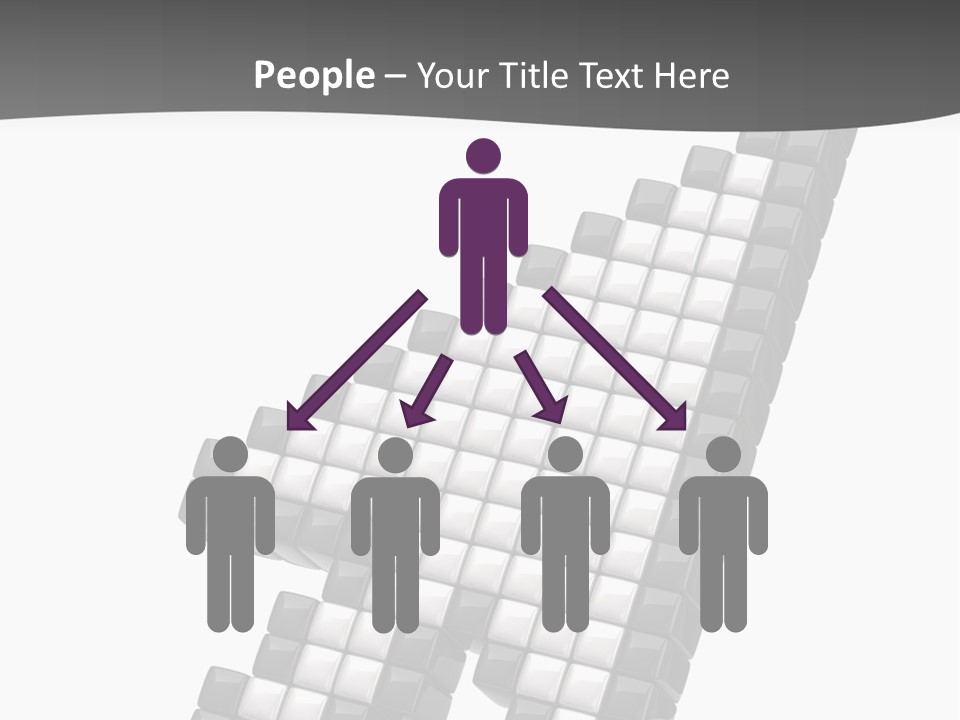 Design Arrow Perspective PowerPoint Template