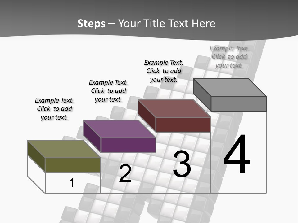 Design Arrow Perspective PowerPoint Template