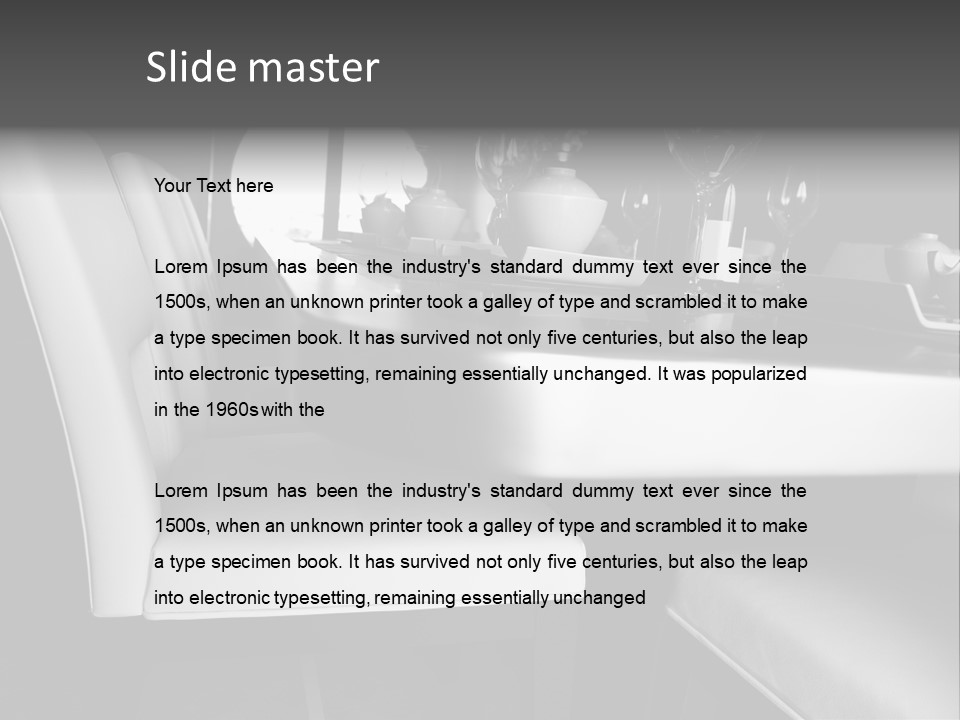 Chair Sunshine Prepare PowerPoint Template