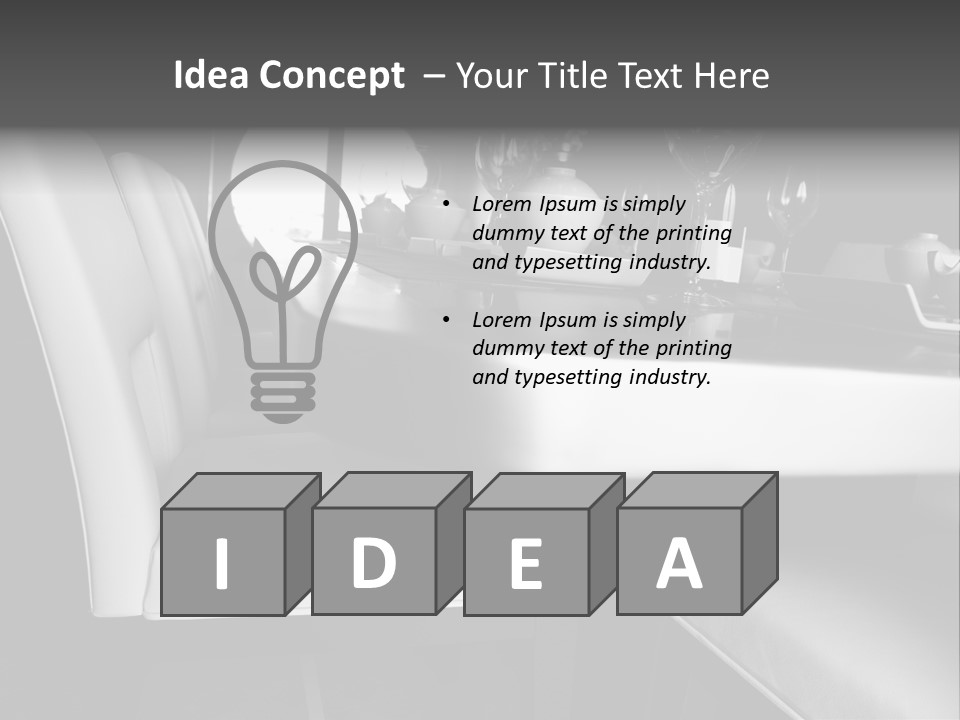 Chair Sunshine Prepare PowerPoint Template