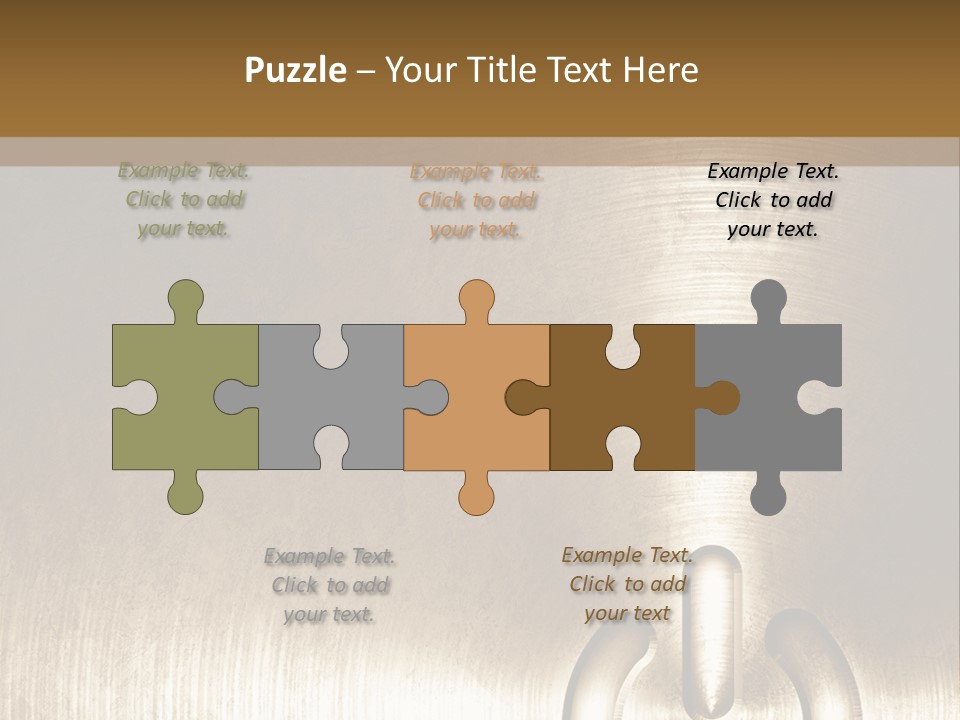 Iron Textured Tin PowerPoint Template