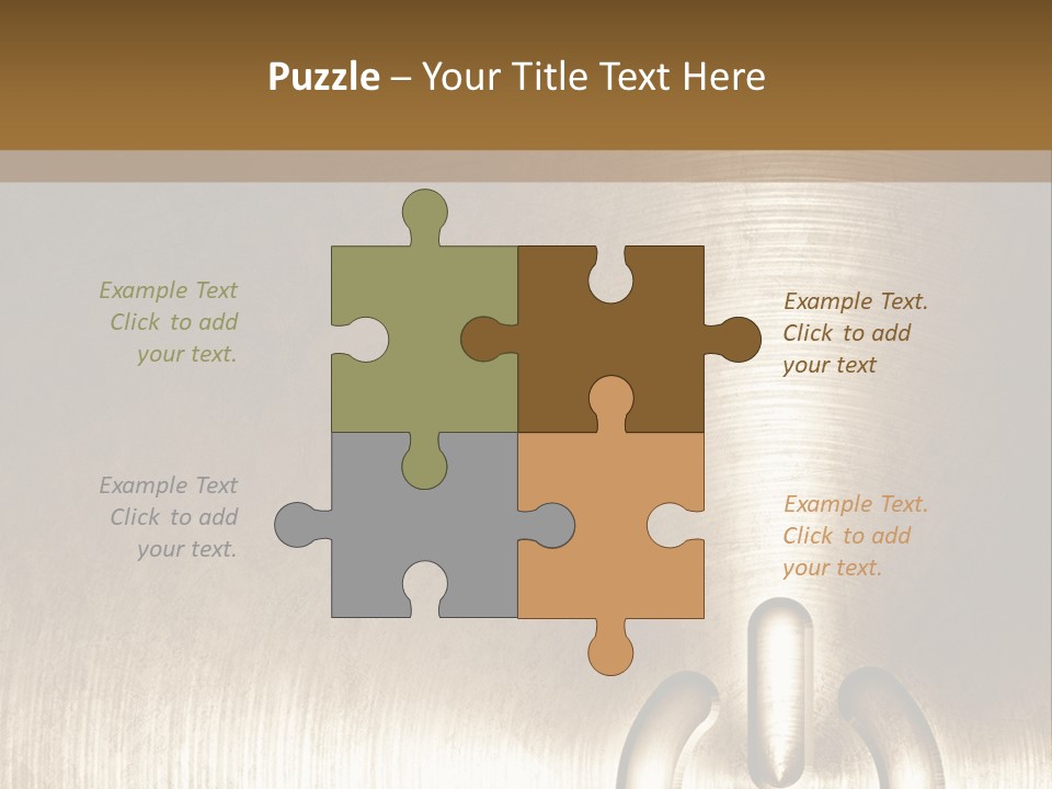 Iron Textured Tin PowerPoint Template