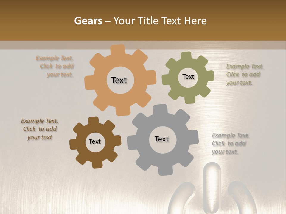 Iron Textured Tin PowerPoint Template