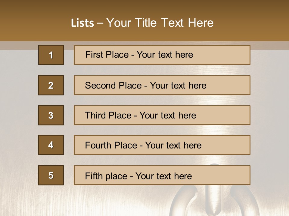 Iron Textured Tin PowerPoint Template