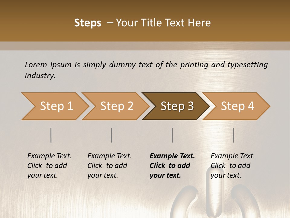 Iron Textured Tin PowerPoint Template