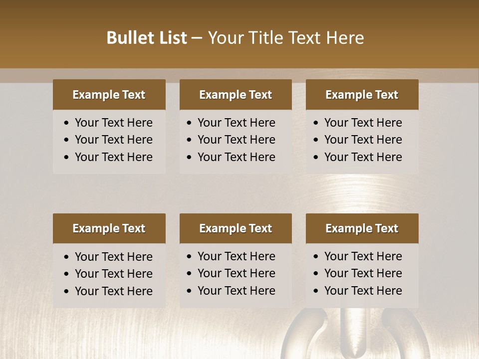 Iron Textured Tin PowerPoint Template