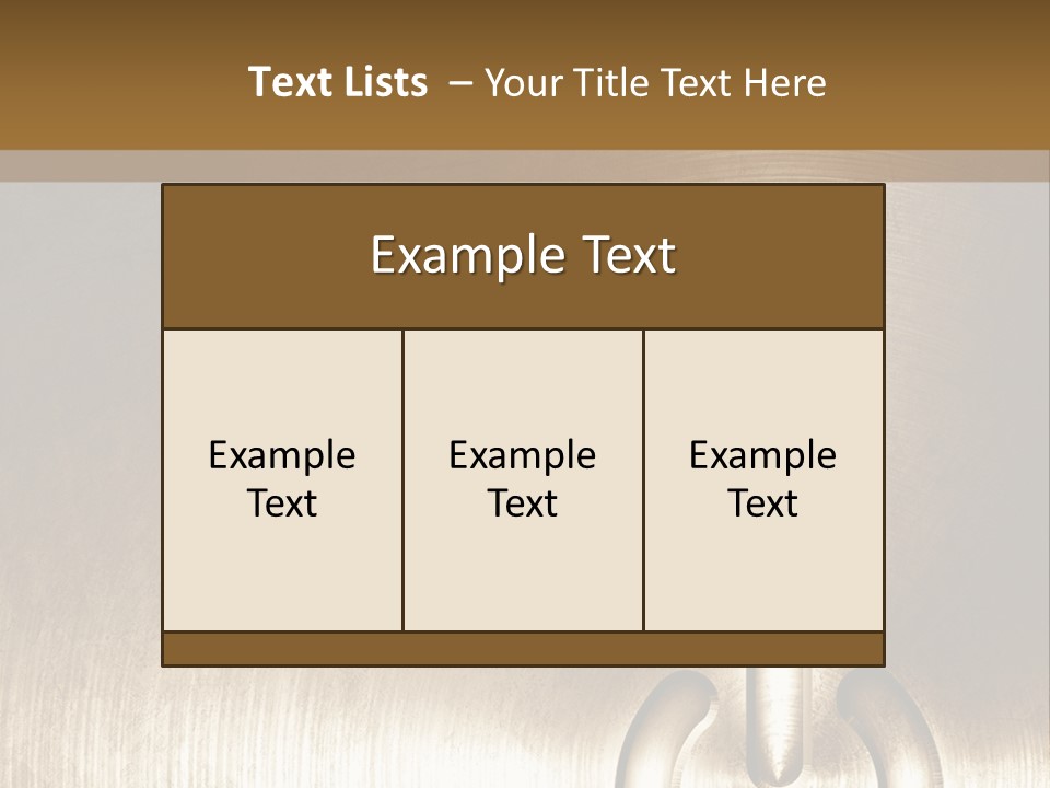 Iron Textured Tin PowerPoint Template