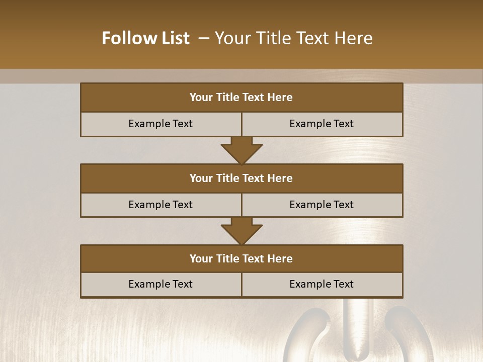 Iron Textured Tin PowerPoint Template