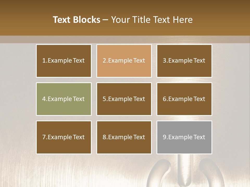 Iron Textured Tin PowerPoint Template