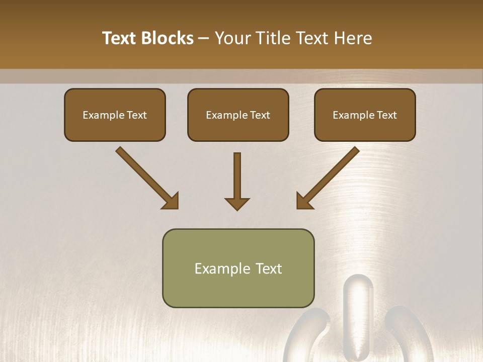 Iron Textured Tin PowerPoint Template