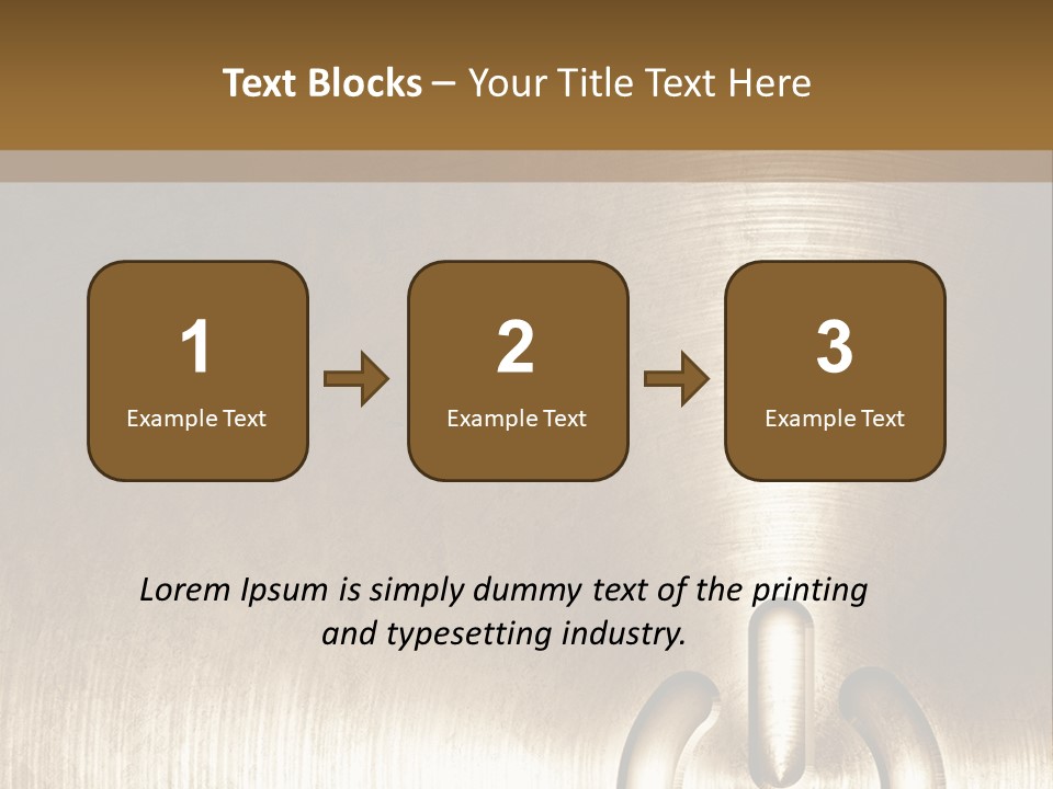 Iron Textured Tin PowerPoint Template