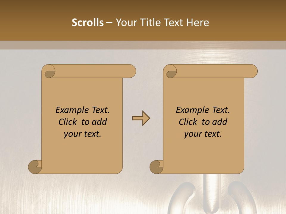 Iron Textured Tin PowerPoint Template