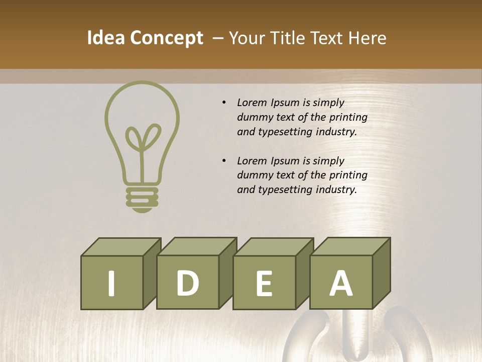 Iron Textured Tin PowerPoint Template