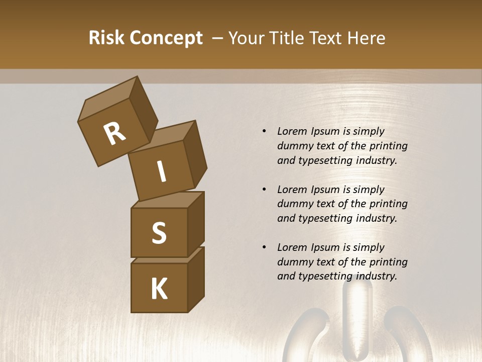 Iron Textured Tin PowerPoint Template