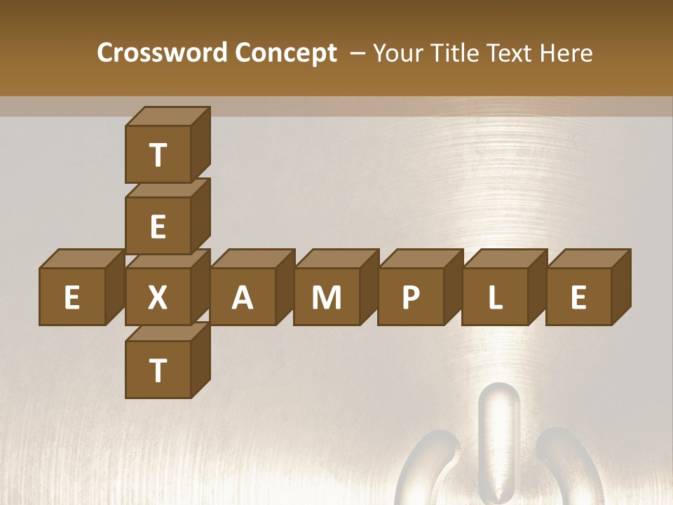 Iron Textured Tin PowerPoint Template
