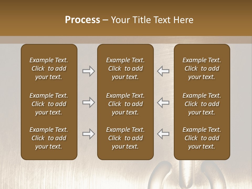 Iron Textured Tin PowerPoint Template
