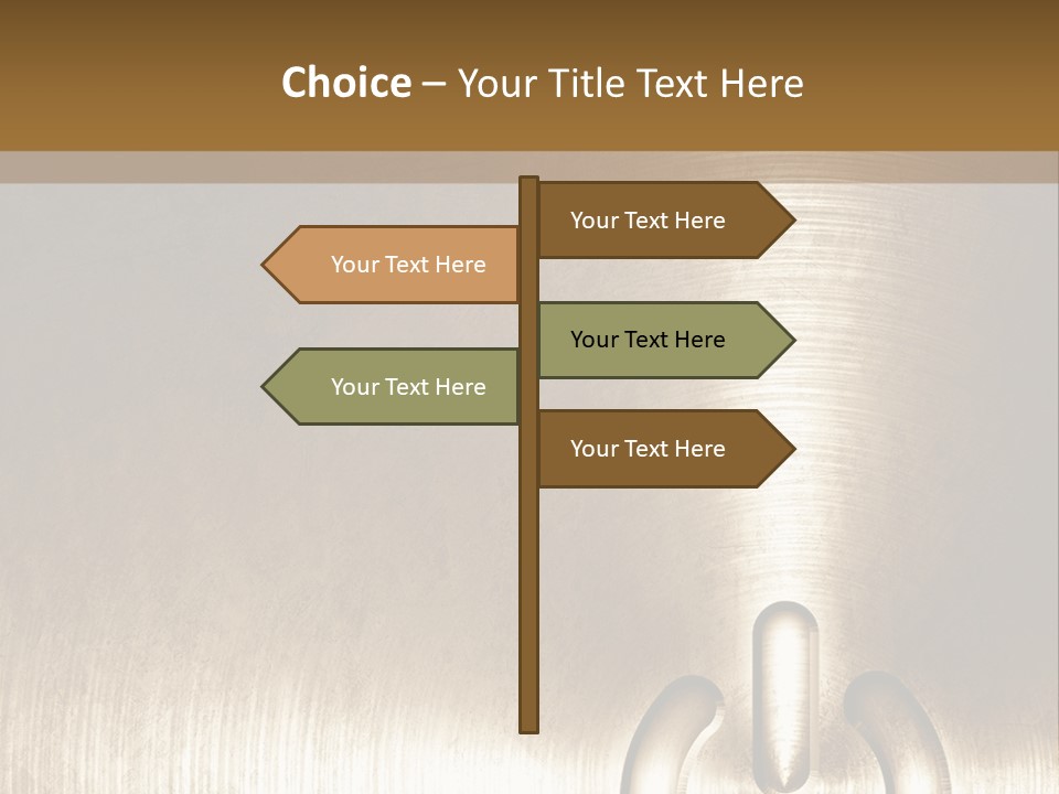 Iron Textured Tin PowerPoint Template