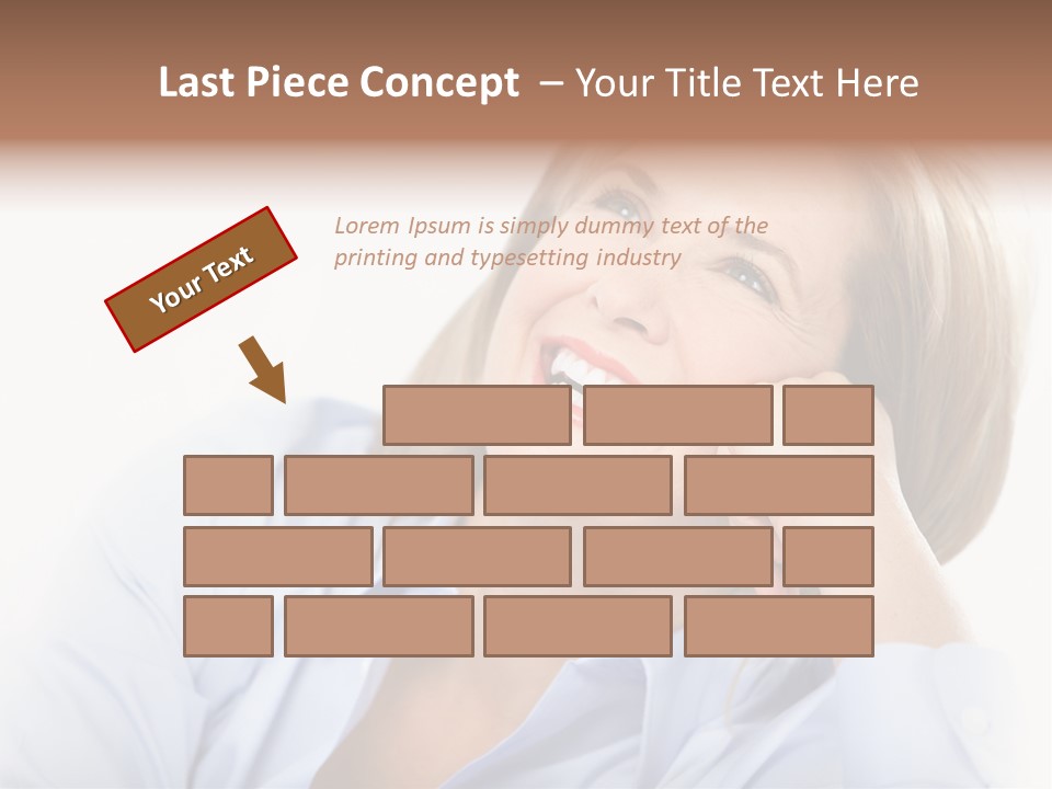 Healthy Tooth Lady PowerPoint Template