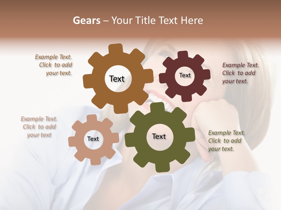 Healthy Tooth Lady PowerPoint Template