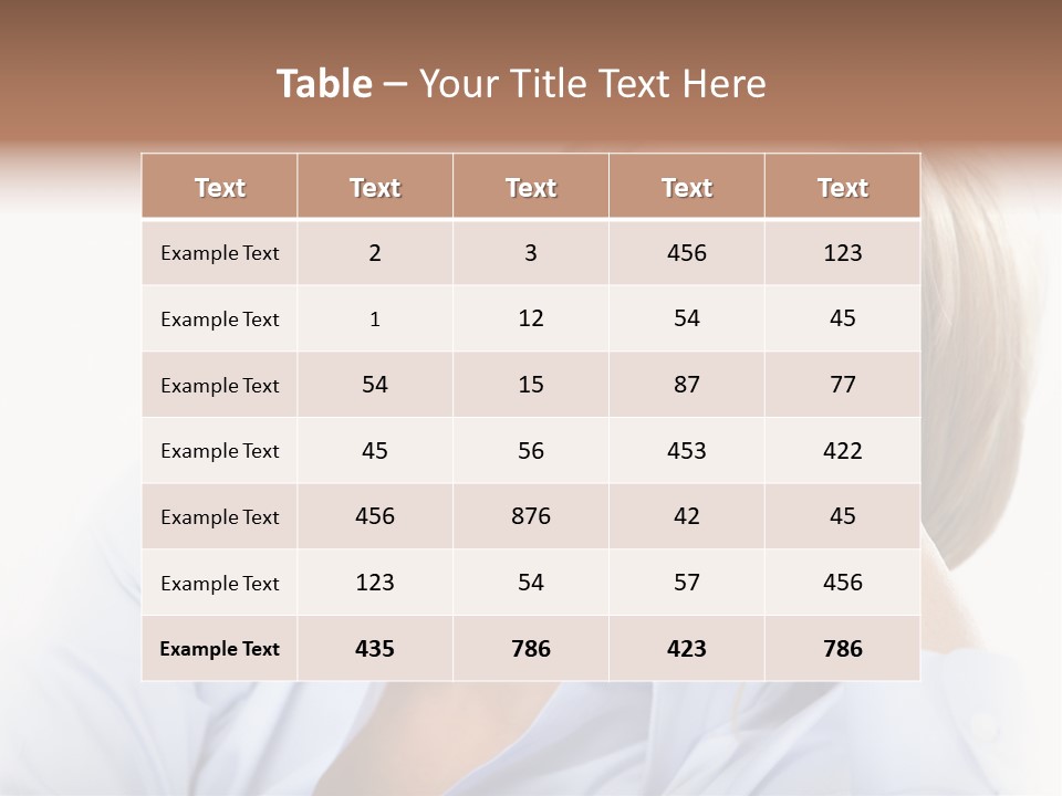 Healthy Tooth Lady PowerPoint Template