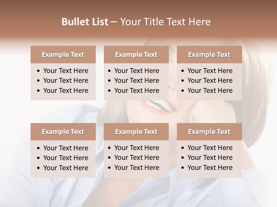 Healthy Tooth Lady PowerPoint Template