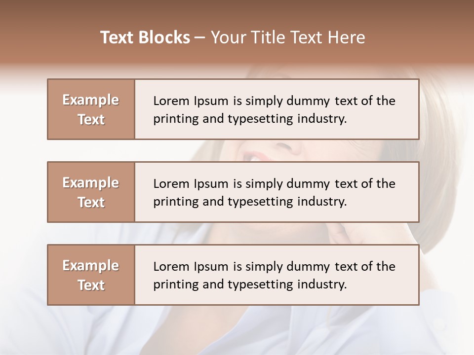 Healthy Tooth Lady PowerPoint Template