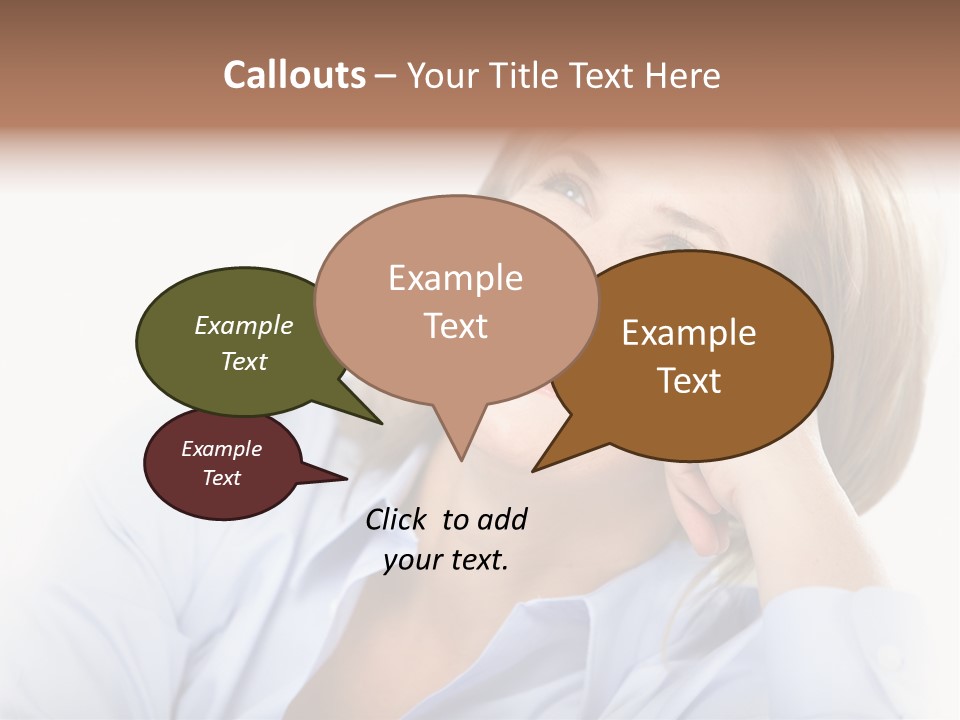 Healthy Tooth Lady PowerPoint Template