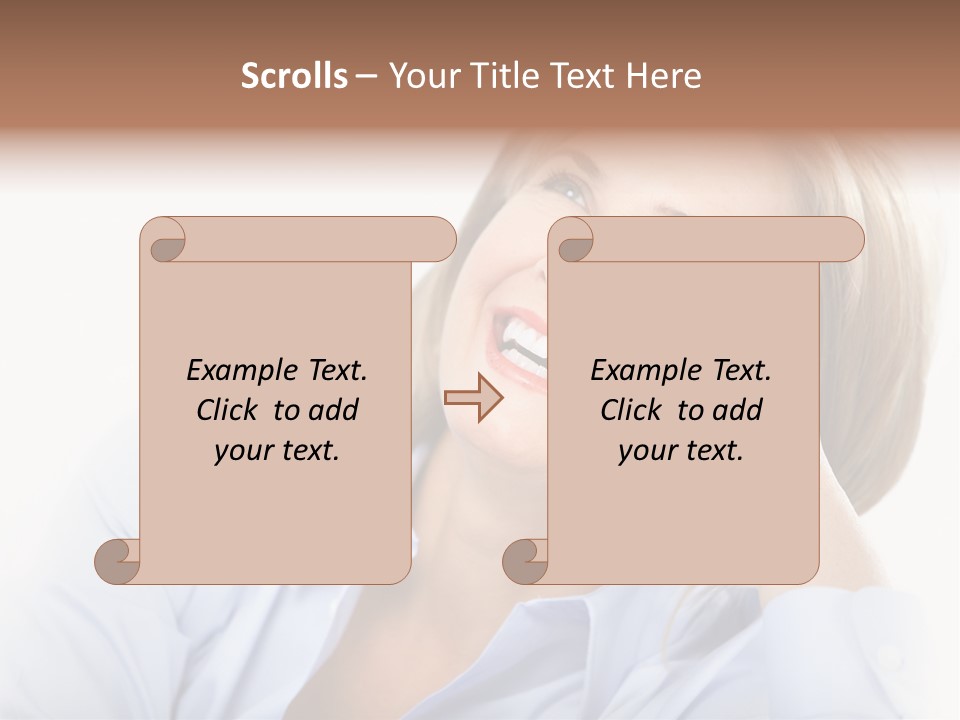 Healthy Tooth Lady PowerPoint Template