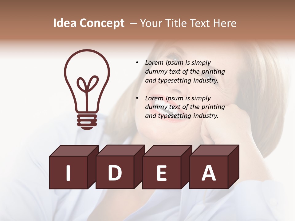 Healthy Tooth Lady PowerPoint Template