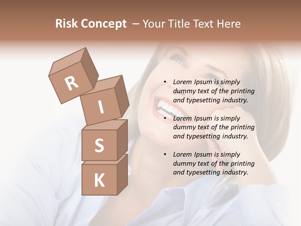 Healthy Tooth Lady PowerPoint Template