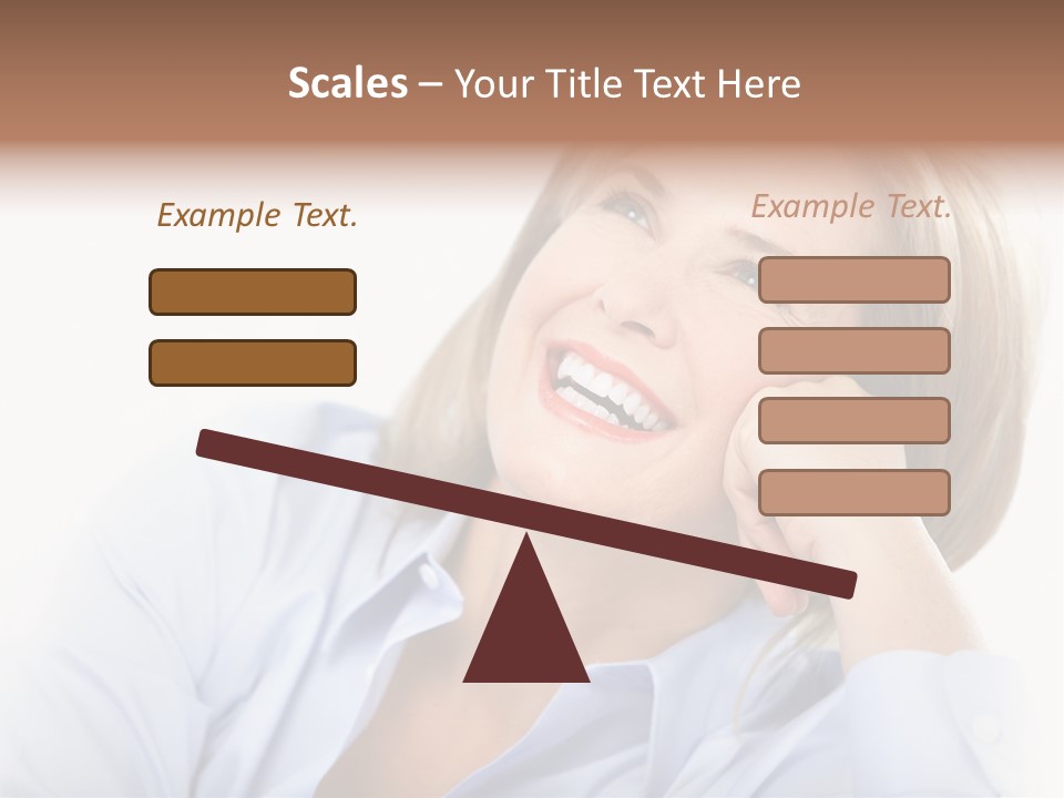 Healthy Tooth Lady PowerPoint Template