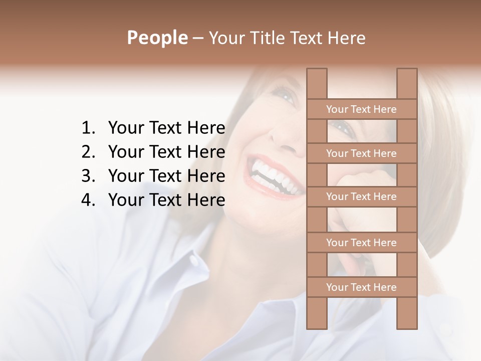 Healthy Tooth Lady PowerPoint Template