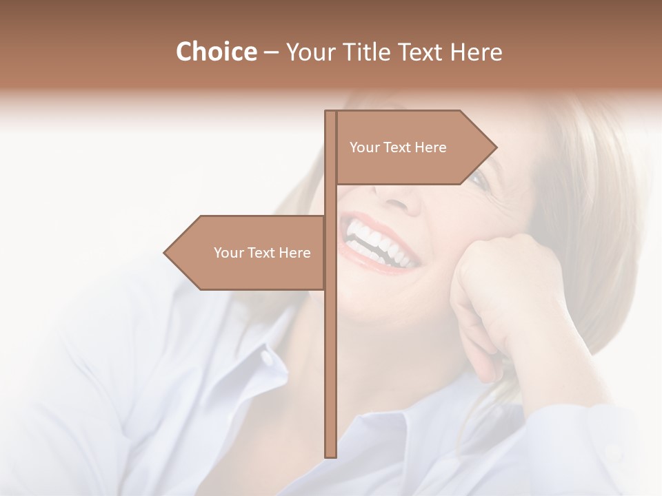 Healthy Tooth Lady PowerPoint Template