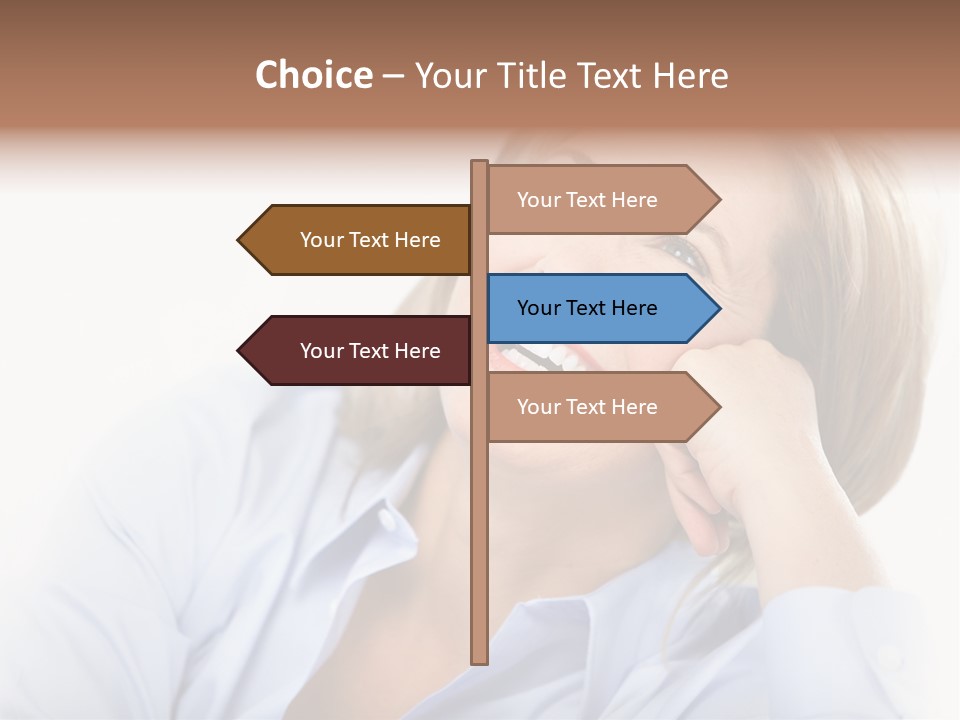 Healthy Tooth Lady PowerPoint Template