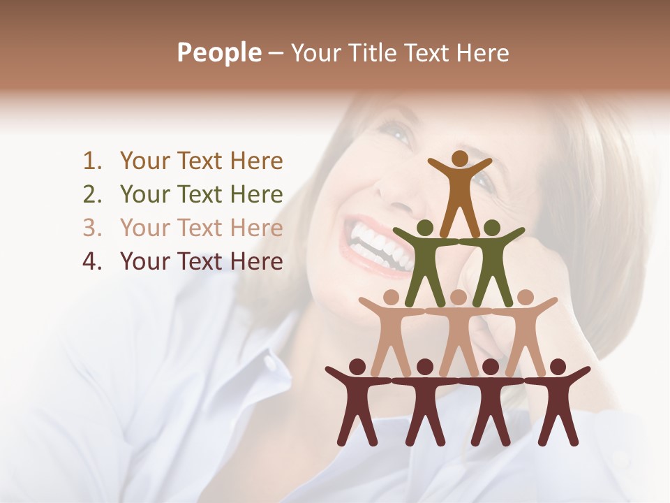 Healthy Tooth Lady PowerPoint Template