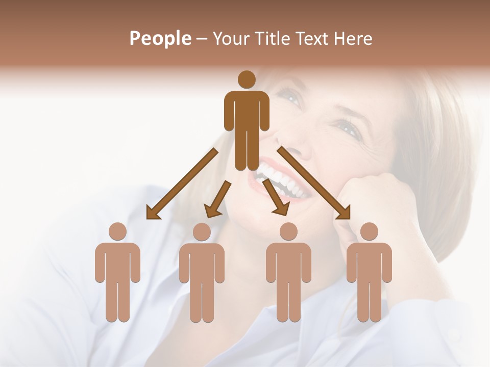 Healthy Tooth Lady PowerPoint Template