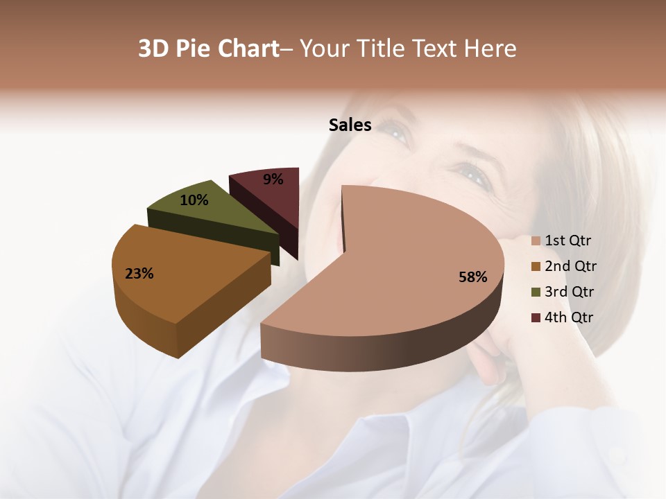 Healthy Tooth Lady PowerPoint Template