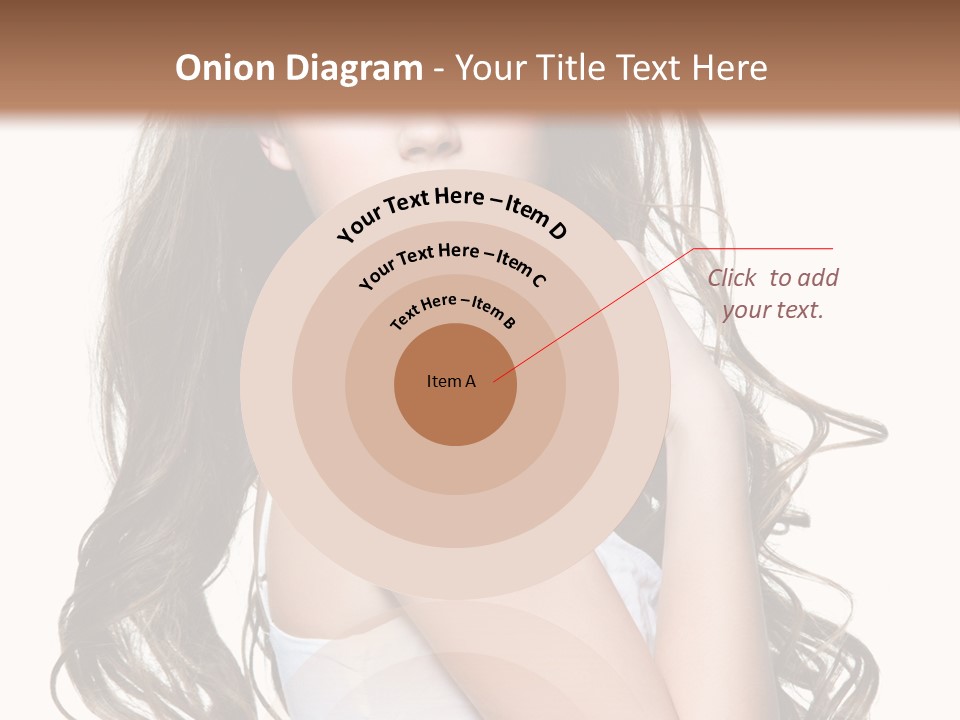 Curly Hair Teen PowerPoint Template