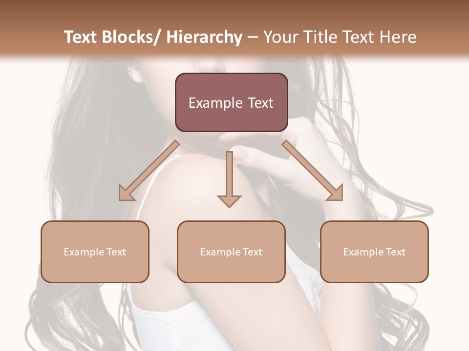 Curly Hair Teen PowerPoint Template