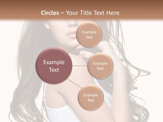 Curly Hair Teen PowerPoint Template