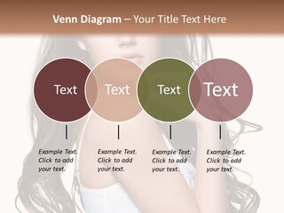 Curly Hair Teen PowerPoint Template