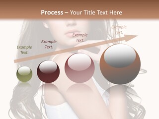 Curly Hair Teen PowerPoint Template