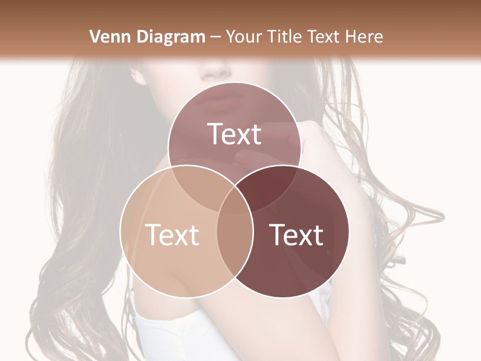 Curly Hair Teen PowerPoint Template