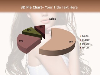 Curly Hair Teen PowerPoint Template