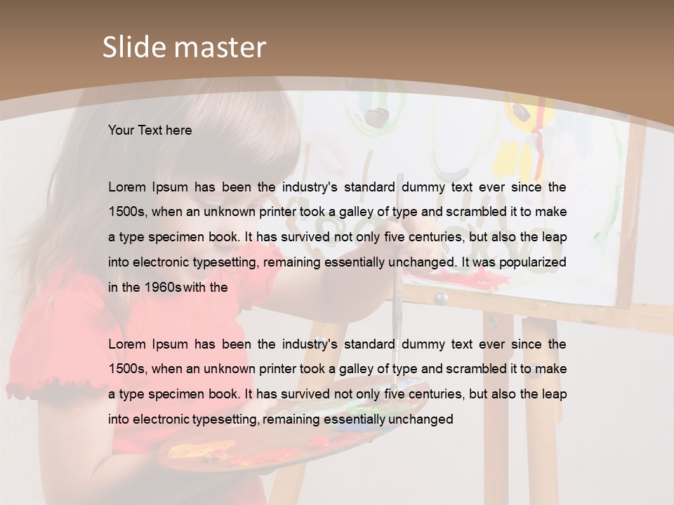 Easel Charming Studio PowerPoint Template