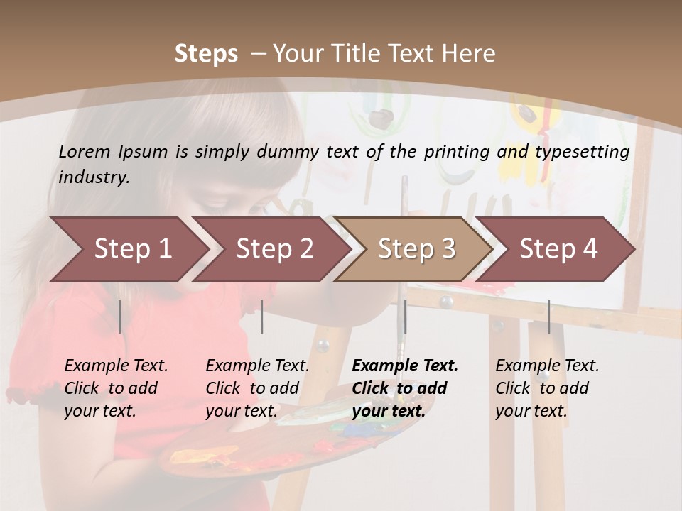 Easel Charming Studio PowerPoint Template
