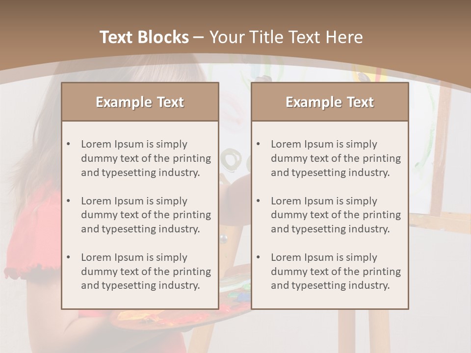 Easel Charming Studio PowerPoint Template