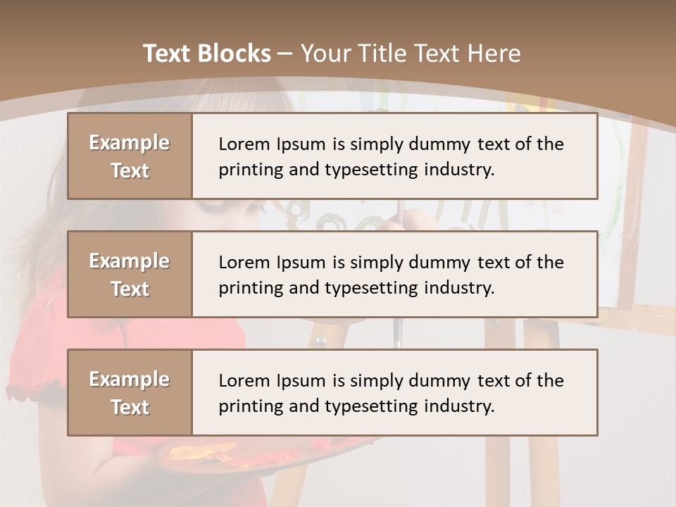 Easel Charming Studio PowerPoint Template
