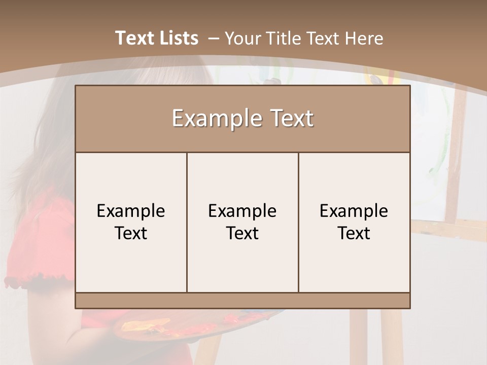 Easel Charming Studio PowerPoint Template