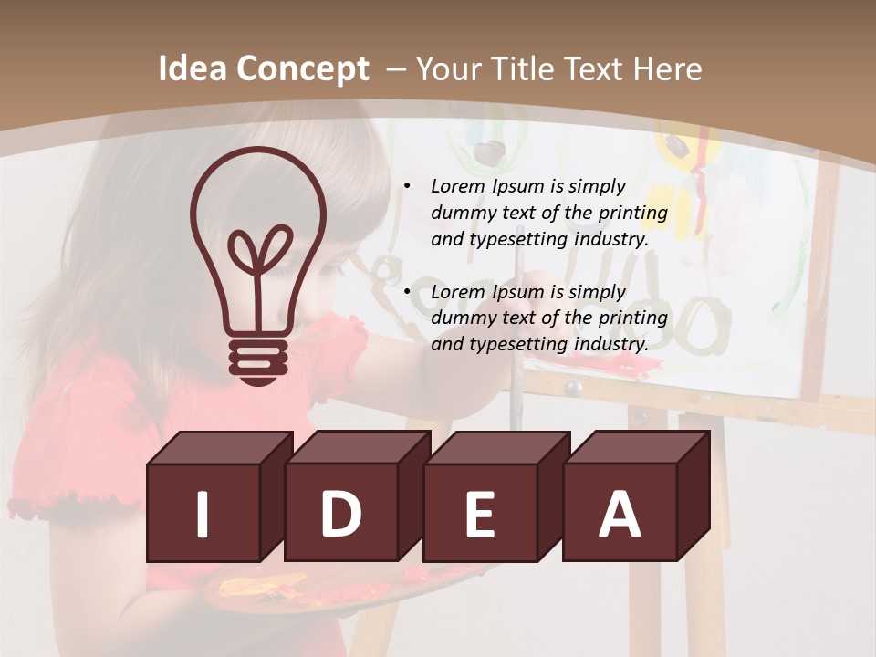 Easel Charming Studio PowerPoint Template
